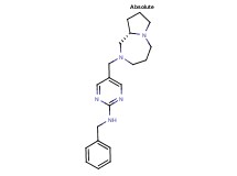 N-benzyl-5-[(9aS)-hexahydro-1H-pyrrolo[1,2-a][1,4]diazepin-2(3H)-ylmethyl]pyrimidin-2-amine