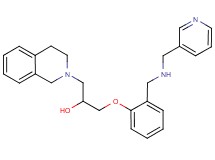 1-(3,4-dihydro-2(1H)-isoquinolinyl)-3-(2-{[(3-pyridinylmethyl)amino]methyl}phenoxy)-2-propanol