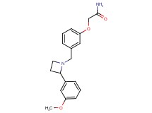 2-(3-{[2-(3-methoxyphenyl)azetidin-1-yl]methyl}phenoxy)acetamide