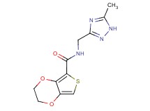 N-[(5-methyl-1H-1,2,4-triazol-3-yl)methyl]-2,3-dihydrothieno[3,4-b][1,4]dioxine-5-carboxamide