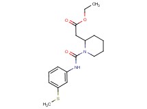 ethyl [1-({[3-(methylthio)phenyl]amino}carbonyl)-2-piperidinyl]acetate