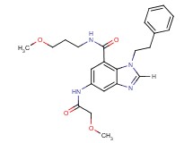5-[(methoxyacetyl)amino]-N-(3-methoxypropyl)-1-(2-phenylethyl)-1H-benzimidazole-7-carboxamide