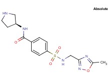 4-({[(5-methyl-1,2,4-oxadiazol-3-yl)methyl]amino}sulfonyl)-N-[(3S)-3-pyrrolidinyl]benzamide hydrochloride
