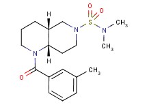 (4aR*,8aS*)-N,N-dimethyl-1-(3-methylbenzoyl)octahydro-1,6-naphthyridine-6(2H)-sulfonamide