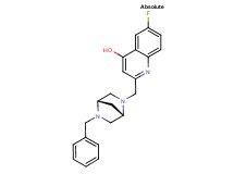 2-{[(1S,4S)-5-benzyl-2,5-diazabicyclo[2.2.1]hept-2-yl]methyl}-6-fluoroquinolin-4-ol
