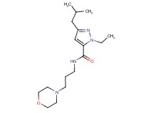 1-ethyl-3-isobutyl-N-[3-(4-morpholinyl)propyl]-1H-pyrazole-5-carboxamide