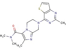 N,N,2-trimethyl-7-(2-methylthieno[3,2-d]pyrimidin-4-yl)-5,6,7,8-tetrahydroimidazo[1,2-a]pyrazine-3-carboxamide