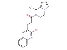 3-[3-(1-methyl-3,4-dihydropyrrolo[1,2-a]pyrazin-2(1H)-yl)-3-oxopropyl]quinoxalin-2-ol