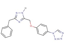 1-{4-[(3-benzyl-1H-1,2,4-triazol-5-yl)methoxy]phenyl}-1H-tetrazole