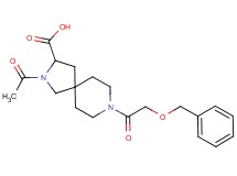2-acetyl-8-[(benzyloxy)acetyl]-2,8-diazaspiro[4.5]decane-3-carboxylic acid