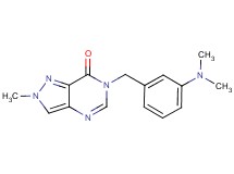 6-[3-(dimethylamino)benzyl]-2-methyl-2,6-dihydro-7H-pyrazolo[4,3-d]pyrimidin-7-one