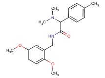 N-(2,5-dimethoxybenzyl)-2-(dimethylamino)-2-(4-methylphenyl)acetamide