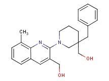 {3-benzyl-1-[3-(hydroxymethyl)-8-methylquinolin-2-yl]piperidin-3-yl}methanol