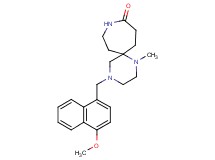 4-[(4-methoxy-1-naphthyl)methyl]-1-methyl-1,4,9-triazaspiro[5.6]dodecan-10-one