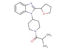 1-(1-isobutyryl-4-piperidinyl)-2-(tetrahydro-2-furanyl)-1H-benzimidazole