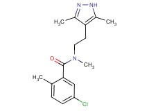 5-chloro-N-[2-(3,5-dimethyl-1H-pyrazol-4-yl)ethyl]-N,2-dimethylbenzamide