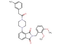 2-(2,3-dimethoxybenzyl)-4-{4-[(3-methylphenyl)acetyl]-1-piperazinyl}-1H-isoindole-1,3(2H)-dione