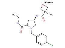 (4R)-1-(4-chlorobenzyl)-N-ethyl-4-{[(3-methyloxetan-3-yl)carbonyl]amino}-L-prolinamide