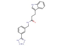 3-(1H-indol-3-yl)-N-[3-(1H-tetrazol-5-yl)benzyl]propanamide