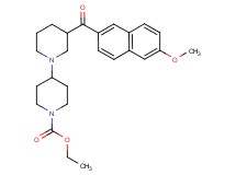 ethyl 3-(6-methoxy-2-naphthoyl)-1,4'-bipiperidine-1'-carboxylate