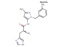 N-[3-methyl-1-(3-methylbenzyl)-1H-pyrazol-5-yl]-L-histidinamide dihydrochloride