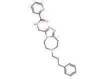 N-{[7-(3-phenylpropyl)-6,7,8,9-tetrahydro-5H-[1,2,4]triazolo[4,3-d][1,4]diazepin-3-yl]methyl}-2-pyridinecarboxamide