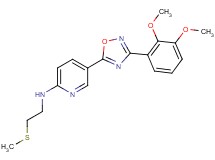 5-[3-(2,3-dimethoxyphenyl)-1,2,4-oxadiazol-5-yl]-N-[2-(methylthio)ethyl]-2-pyridinamine