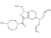 N,N-diallyl-1-ethyl-3-[(4-methyl-1,4-diazepan-1-yl)carbonyl]-4,5,6,7-tetrahydro-1H-indazol-5-amine