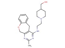 (1-{2-[(2-methyl-5,11-dihydro[1]benzoxepino[3,4-d]pyrimidin-4-yl)amino]ethyl}piperidin-4-yl)methanol