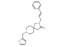 8-(2-furylmethyl)-2-[(2E)-3-phenyl-2-propen-1-yl]-2,8-diazaspiro[4.5]decan-3-one