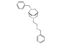 (1S*,5R*)-6-benzyl-3-[2-(benzyloxy)ethyl]-3,6-diazabicyclo[3.2.2]nonane