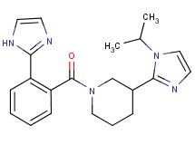 1-[2-(1H-imidazol-2-yl)benzoyl]-3-(1-isopropyl-1H-imidazol-2-yl)piperidine