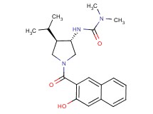 N'-[(3S*,4R*)-1-(3-hydroxy-2-naphthoyl)-4-isopropyl-3-pyrrolidinyl]-N,N-dimethylurea