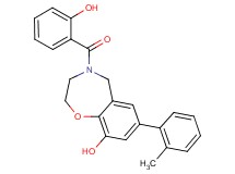 4-(2-hydroxybenzoyl)-7-(2-methylphenyl)-2,3,4,5-tetrahydro-1,4-benzoxazepin-9-ol