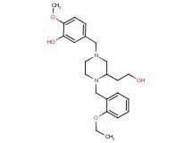 5-{[4-(2-ethoxybenzyl)-3-(2-hydroxyethyl)-1-piperazinyl]methyl}-2-methoxyphenol