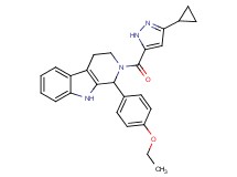 2-[(3-cyclopropyl-1H-pyrazol-5-yl)carbonyl]-1-(4-ethoxyphenyl)-2,3,4,9-tetrahydro-1H-beta-carboline