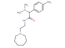 N-[2-(1-azepanyl)ethyl]-2-(dimethylamino)-2-(4-methylphenyl)acetamide