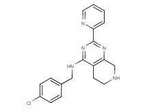 N-(4-chlorobenzyl)-2-pyridin-2-yl-5,6,7,8-tetrahydropyrido[3,4-d]pyrimidin-4-amine