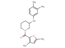 1-(3,5-dimethyl-2-furoyl)-N-(3,4-dimethylphenyl)-3-piperidinamine