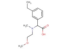 (3-ethylphenyl)[(2-methoxyethyl)(methyl)amino]acetic acid
