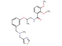 2,3-dimethoxy-N-[2-(3-{[methyl(1,3-thiazol-4-ylmethyl)amino]methyl}phenoxy)propyl]benzamide