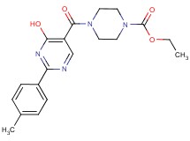 ethyl 4-{[4-hydroxy-2-(4-methylphenyl)pyrimidin-5-yl]carbonyl}piperazine-1-carboxylate