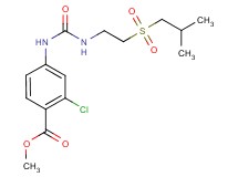 methyl 2-chloro-4-[({[2-(isobutylsulfonyl)ethyl]amino}carbonyl)amino]benzoate