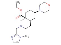 ethyl (4aR*,6R*,8aS*)-2-[(1-methyl-1H-imidazol-2-yl)methyl]-6-(4-morpholinyl)octahydro-8a(1H)-isoquinolinecarboxylate