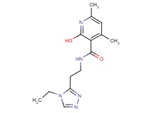 N-[2-(4-ethyl-4H-1,2,4-triazol-3-yl)ethyl]-2-hydroxy-4,6-dimethylnicotinamide