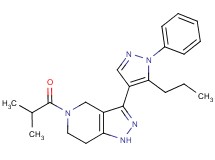 5-isobutyryl-3-(1-phenyl-5-propyl-1H-pyrazol-4-yl)-4,5,6,7-tetrahydro-1H-pyrazolo[4,3-c]pyridine