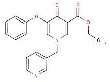 ethyl 4-oxo-5-phenoxy-1-(pyridin-3-ylmethyl)-1,4-dihydropyridine-3-carboxylate