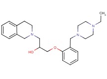 1-(3,4-dihydro-2(1H)-isoquinolinyl)-3-{2-[(4-ethyl-1-piperazinyl)methyl]phenoxy}-2-propanol