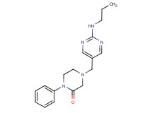 1-phenyl-4-{[2-(propylamino)-5-pyrimidinyl]methyl}-2-piperazinone