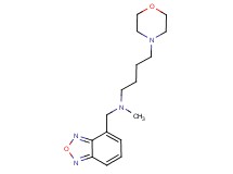 (2,1,3-benzoxadiazol-4-ylmethyl)methyl(4-morpholin-4-ylbutyl)amine